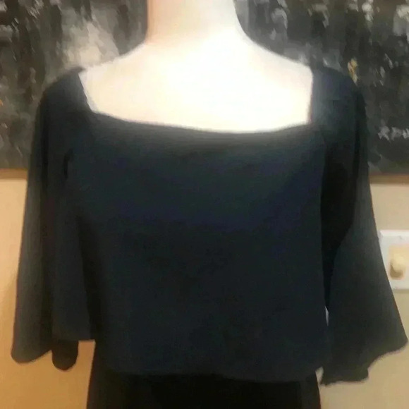 ASOS Black Off-Shoulder Jumpsuit - Picture 2 of 16